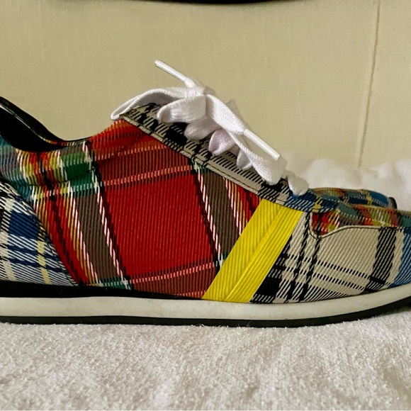 Burberry A L F AMELIA TARTAN SINK ACHLY SNEAKERS - Picture 2 of 10